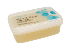 - OFFER - melt & pour soap base - natural - Hemp seed oil - Crystal HEMP - GGB30 - 1kg