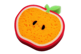 Fruitspons - Appel (oranje-rood-groen) - SPO07