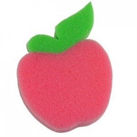 Fruit sponge - Apple - red - SPO02