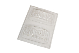 Soap mold - rectangle - congratulations - 2 units - ZMP035