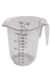 plastic measuring cup - hard - 1.000 ml - MEM13
