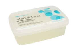 Glycerin soap - melt & pour soap base - transparent - sweat free - Crystal LS - GGB01