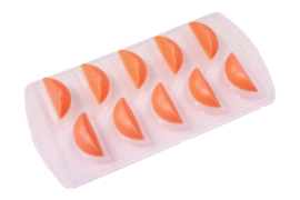 rubber / plastic mal  - sinaasappel schijfjes - ZMR035