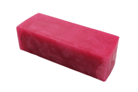 - SALE - Glycerin soap - Peach pink - 1.2 kg - GLY253 - pearlescent