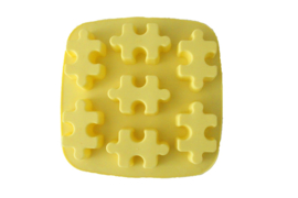 rubber mal vierkant - puzzelstukjes  - ZMR056