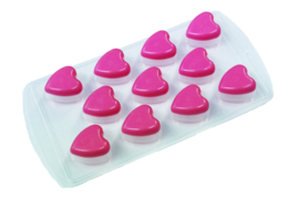 rubber / plastic mold  - hearts - ZMR033