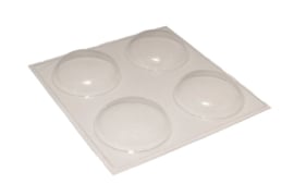  - SALE - Soap mold - Circle round medium - 4 units - ZMP061