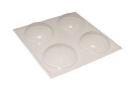  - SALE - Soap mold - Circle round medium - 4 units - ZMP061