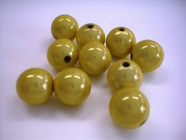 HQ bead - round miracle 3D - light green - 12 mm - 10 units - KEB015