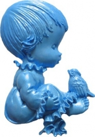 - SALE - First Impressions - Mold - Baby - with bird - B195