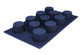 silicone soap mold - round - 11 units - ZMR023