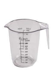 plastic measuring cup - hard - 500 ml - MEM12