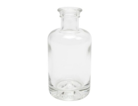 Glazen fles - apotheek + kurk - 100 ml