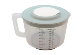 plastic measuring cup - supple - color - 3 parts - 2.000 ml - MEM15