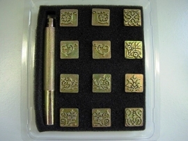 Soap stamp set - Flowers - 12 units - ZES015