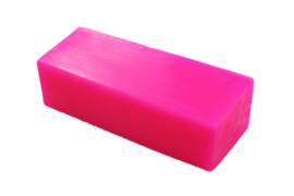 - SALE - Glycerin soap - Fruitmix - Fluo Pink - 1,2 kg - GLY251
