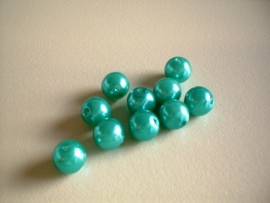 bead - plastic pearl - glaucous - 8 mm - 10 units - KEB032