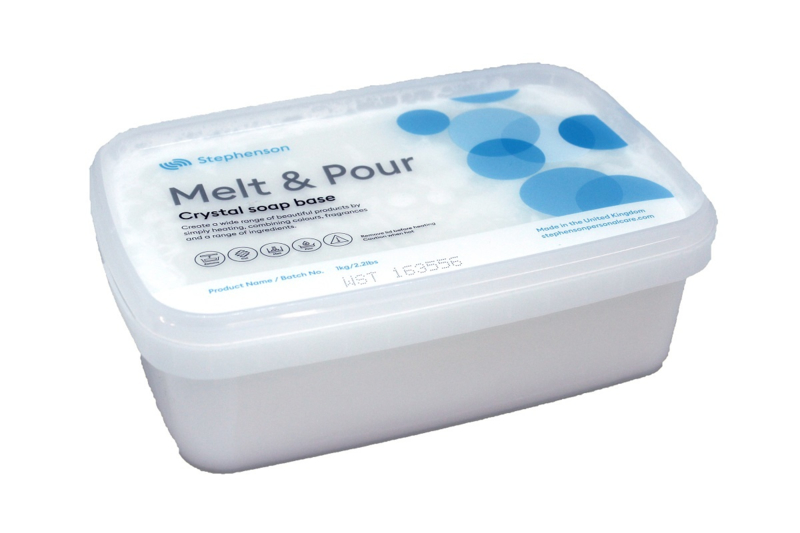 Glycerin soap - melt & pour soap base - extra white - Crystal WST - GGB04