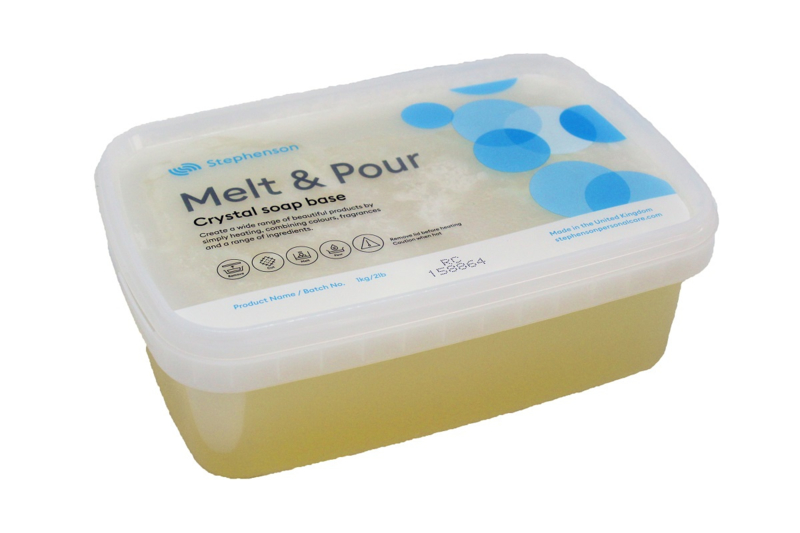 Bulk Clear Stephenson Melt and Pour Soap Base (Crystal St) - 25 lb - ($1.98 / lb)