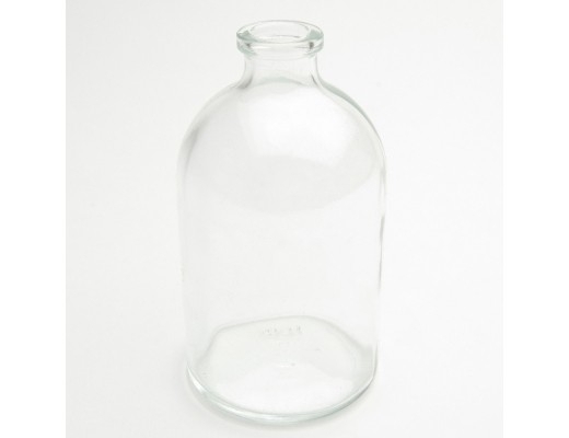 Glazen fles  - penicilline + kurk - 100 ml