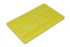   - AANBIEDING - rubber mal - siervormen - type 4 - geel - ZMR028