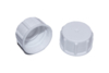  - AANBIEDING - draaidop DIN28 - wit - gekarteld - 10 stuks - FKD02 - KH25015