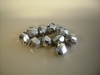 - AANBIEDING - kraal - zilver look - facet helix - klein - 8 mm - 10 stuks - KEB004
