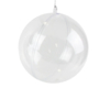   - AANBIEDING - Kerstbal - transparant  - vulbaar (voedselveilig) - 10 stuks - BMP10