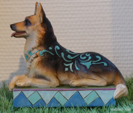 "Kaiser" Duitse Herder H12cm Jim Shore retired , laatste exemplaar