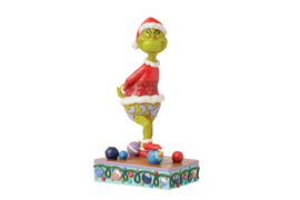 Grinch Stepping on Ornament  Jim Shore 6015219 *