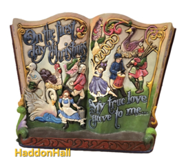 12 Days of Christmas Storybook  H17cm JIM SHORE 4053715 verkocht