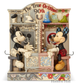 Mickey  90th Birthday  GESIGNEERD  Jim Shore 6001267 Disney Traditions eventpiece 2018 retired.