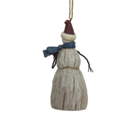 Folklore Snowman with Heart Ornament H10cm Jim Shore 4058773 * Retired