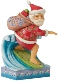 Santa Surfing H19,5cm Jim Shore 6008933 retired *