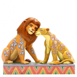 Lion King Simba & Nala - Storybook - Set van 2 Jim Shore beelden both retired *