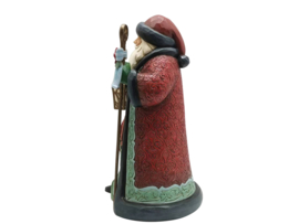 Holiday Manor Father Christmas  H 26 cm Jim Shore 6012884. retired , laatste exemplaren *