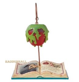 Snow White - Poisoned Apple Book "Apple-solutely Wicked" H23cm Jim Shore 6016597, retired