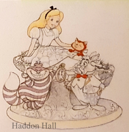 Alice in Wonderland White Woodland H17cm Jim Shore 6005957 retired *