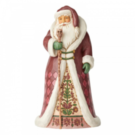 Quietly He Comes  Regal Santa with Staff Figurine Jim Shore 6004135 Retired laatste exemplaren *