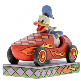 Mickey Takes The Lead & Donald Road Rage Set van 2 Jim Shore figurines retired *