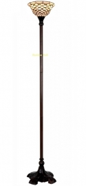 505 Vloerlamp H175cm met Tiffany kap Ø26cm Jewel