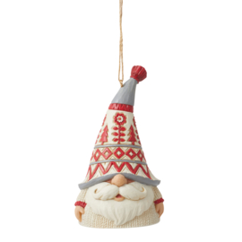 Nordic Noel Gnomes Hanging Ornaments - Set van 3 *