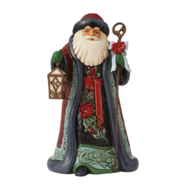 Holiday Manor Father Christmas  H 26 cm Jim Shore 6012884. retired , laatste exemplaren *