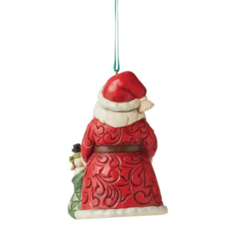 Worldwide Event Santa Hanging Ornament  H9cm Jim Shore 6010832 retired *