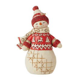 Nordic Noel Snowman H13cm Jim Shore 6010835 retired *