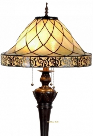 5281 9459 * Vloerlamp Tiffany Ø45cm Filigrees Bolling in de voet