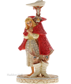 Aurora White Woodland  Playful Pantomime 25cm Jim Shore 6002337 retired *