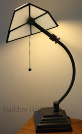 5900 *Bureaulamp Bankierslamp H50cm met Tiffany kap Astoria Brown