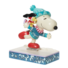 Snoopy Skating H16cm Jim Shore 6013050 *