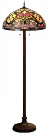 9962 9454  * Vloerlamp Tiffany Ø50cm Grandiflora Ronde voet 